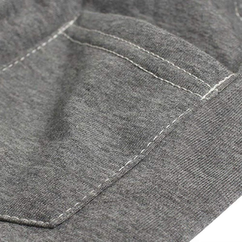 BINPAW Kids Cotton Pull On Active Sports Basic Jogger Sweat Pants for Little Boys & Big Boys, Grey, Age 8T-9T (8-9 Years) = Tag 140 - Image 2
